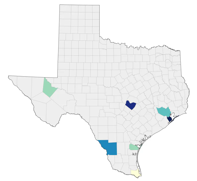 Slaty-backed Gull county map