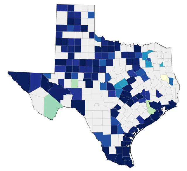 Snowy Plover county map