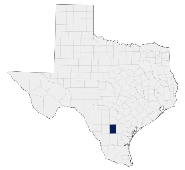 Spotted Rail county map