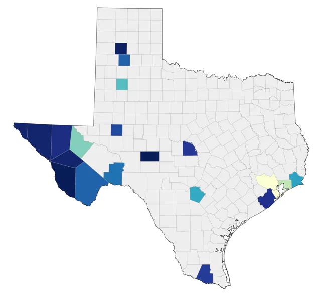 Varied Thrush county map