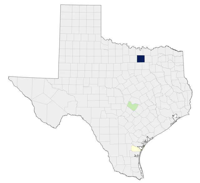 West Indian Whistling-Duck county map