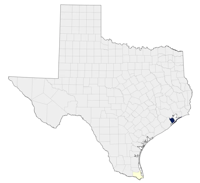 White-crowned Pigeon county map