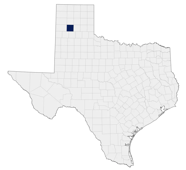 Yellow-footed Gull county map