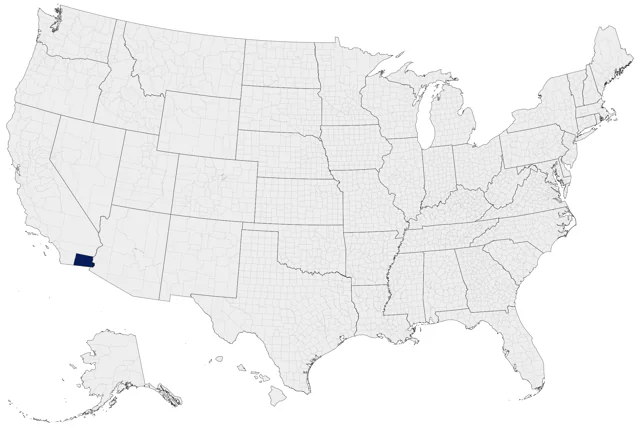 African Darter county map