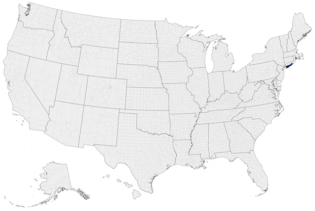 Azure Gallinule county map