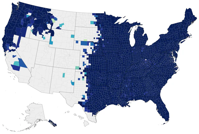 Barred Owl county map