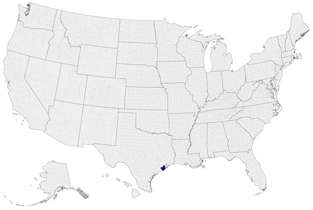 Barred Parakeet county map