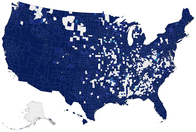 Black-crowned Night Heron county map
