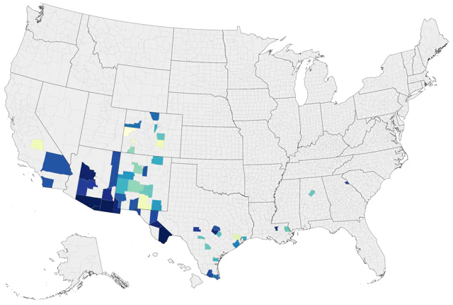 Blue-throated Mountain-gem county map