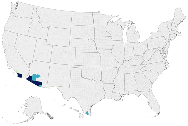 Cinnamon-rumped Seedeater county map