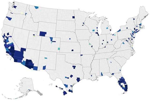 Cockatiel county map