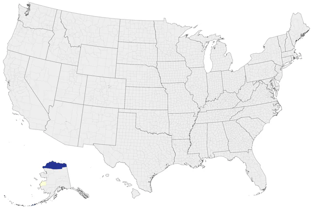 Common Hoopoe county map