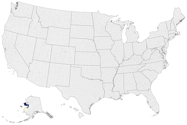 Common Rosefinch county map