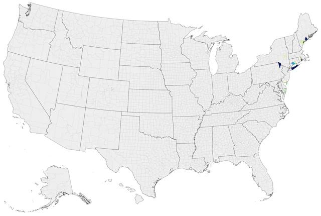 Corn Crake county map