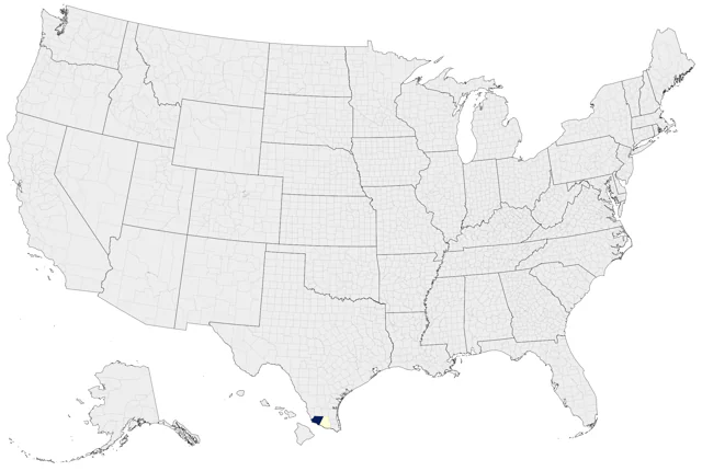 Crane Hawk county map