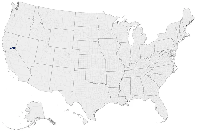 Crested Pigeon county map
