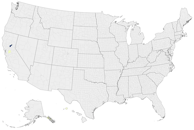 Demoiselle Crane county map