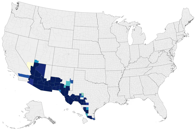 Elf Owl county map