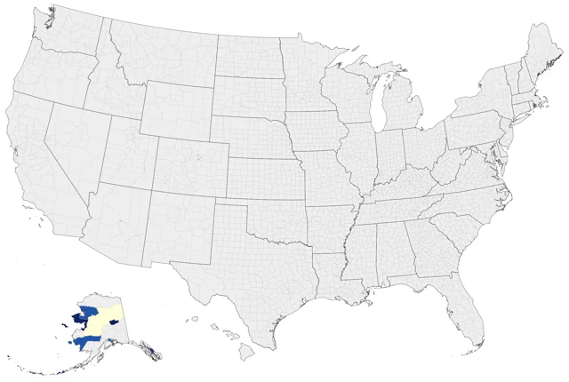 Eurasian Bullfinch county map