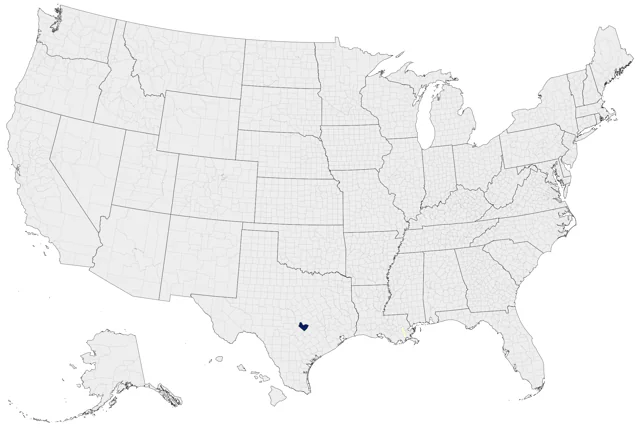 Ferruginous Duck county map