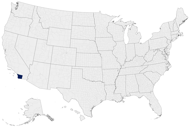 Gray Thrasher county map