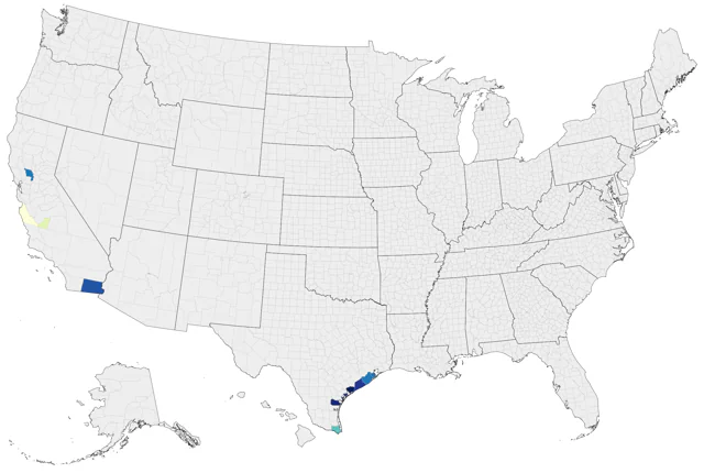 Greater Flamingo county map