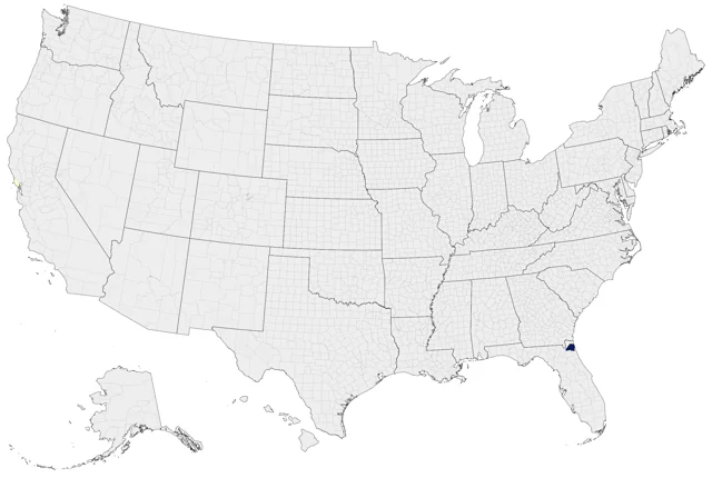 Greater Sand-Plover county map