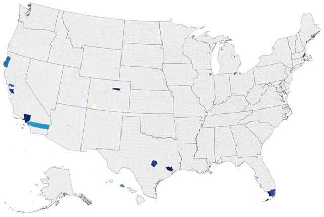 Island Canary county map