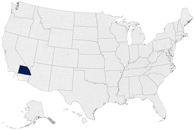 Jandaya Parakeet county map