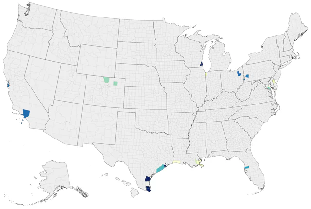Kelp Gull county map