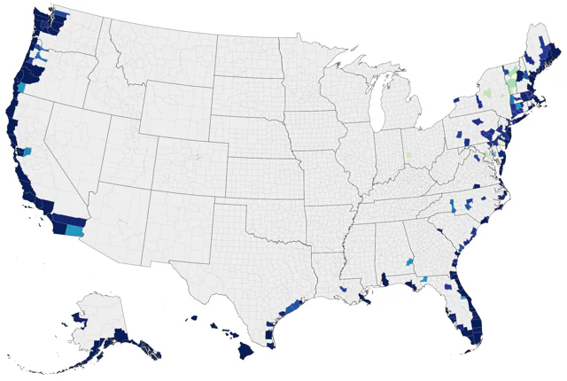 Leach's Storm-Petrel county map