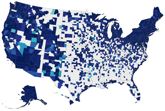 Long-tailed Duck county map