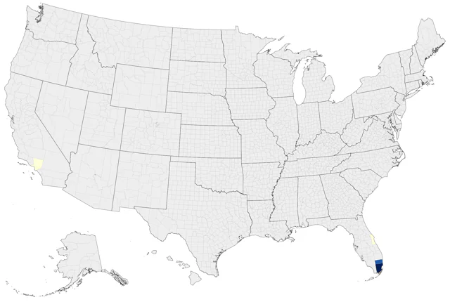 Mealy Amazon county map