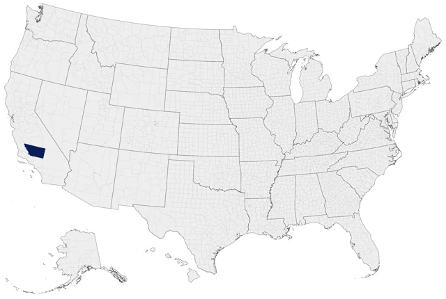 Meyer's Parrot county map