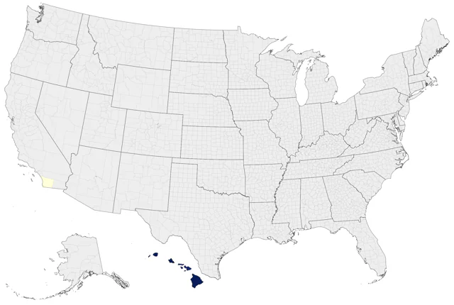 Newell's Shearwater county map