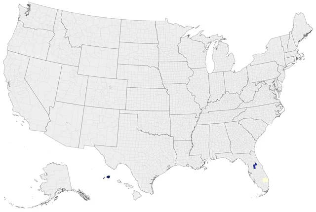 Orinoco Goose county map