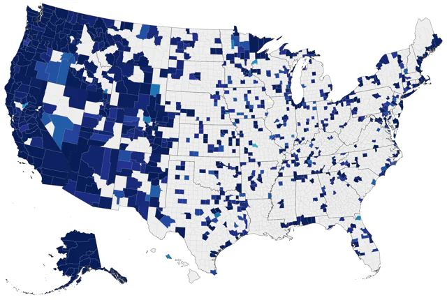 Pacific Loon county map
