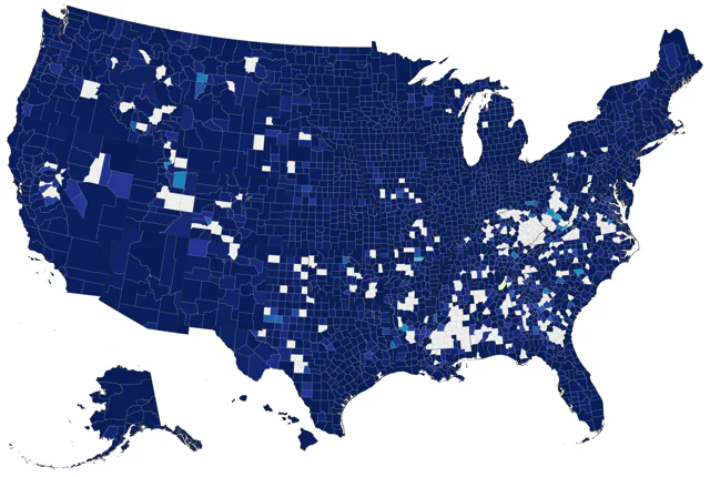 Pectoral Sandpiper county map