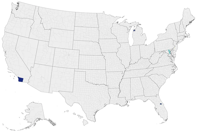 Pied Crow county map