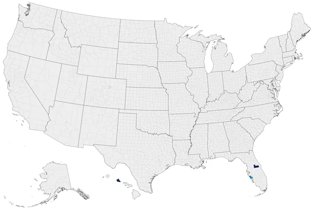 Plum-headed Parakeet county map