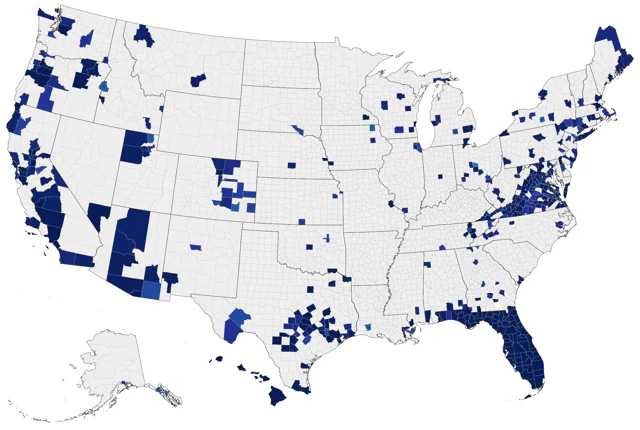 Red Junglefowl county map