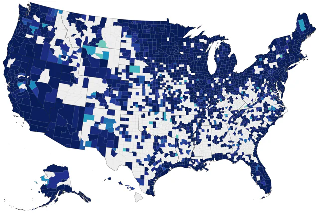 Short-billed Dowitcher county map