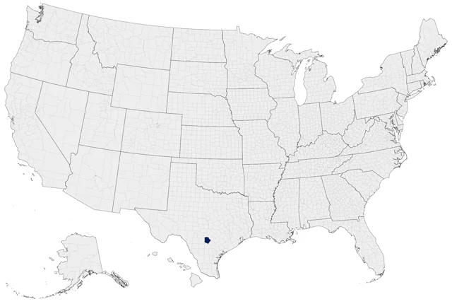 Silver Teal county map
