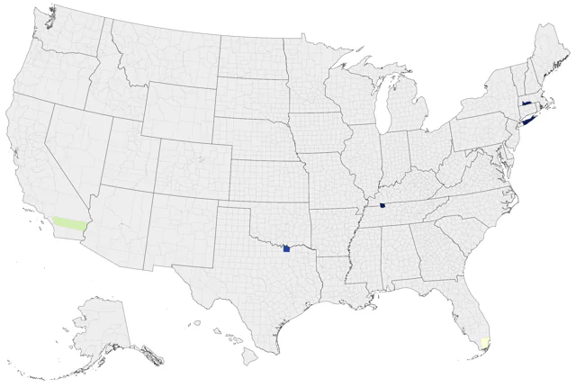 South African Shelduck county map