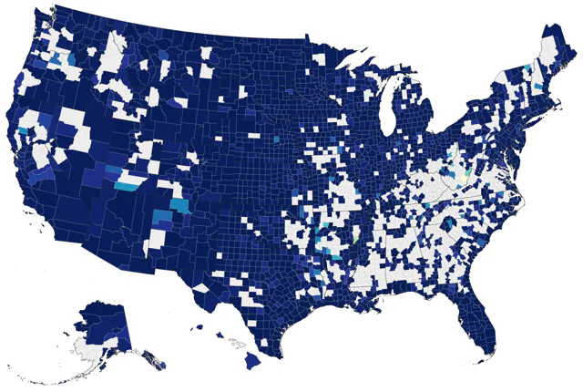 Stilt Sandpiper county map