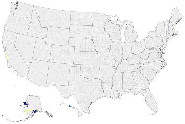 Terek Sandpiper county map