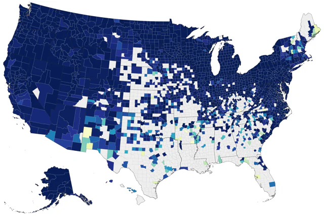 Tundra Swan county map