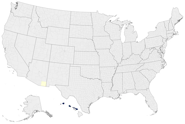White-rumped Shama county map