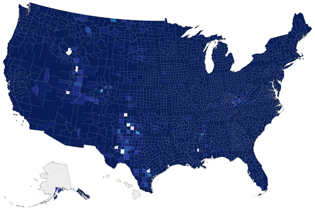 Wood Duck county map