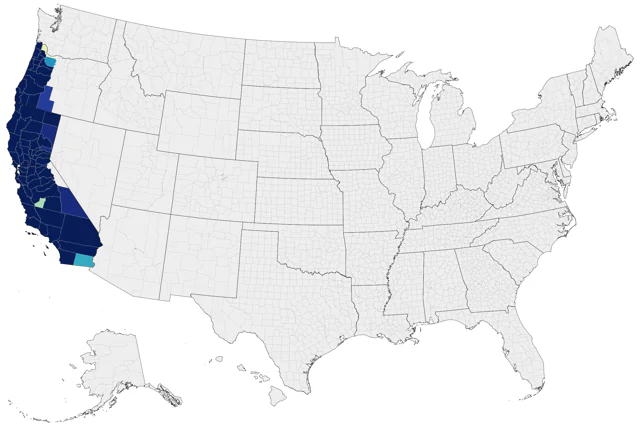 Wrentit county map